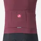 Castelli Prologo Lite Fietsshirt Korte Mouwen Donkerrood/Zilvergrijs Heren