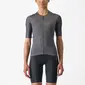 Castelli Unlimited Pro Fietsshirt Korte Mouwen Donkergrijs Dames