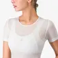 Castelli Pro Mesh Ondershirt Korte Mouwen Wit Dames