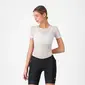 Castelli Pro Mesh Ondershirt Korte Mouwen Wit Dames