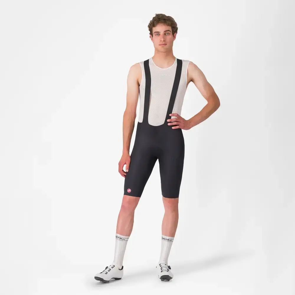 Castelli Free Aero Race S Fietsbroek Kort Met Bretels Zwart Heren