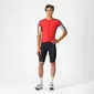 Castelli Entrata 6 Fietsshirt Korte Mouwen Rood/Grijs/Wit Heren