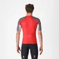 Castelli Entrata 6 Fietsshirt Korte Mouwen Rood/Grijs/Wit Heren