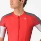 Castelli Entrata 6 Fietsshirt Korte Mouwen Rood/Grijs/Wit Heren