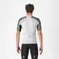 Castelli Entrata 6 Fietsshirt Korte Mouwen Wit/Grijs/Zwart Heren