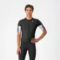 Castelli Entrata 6 Fietsshirt Korte Mouwen Zwart/Grijs Heren