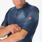 Castelli Vortice Fietsshirt Korte Mouwen Blauw Heren