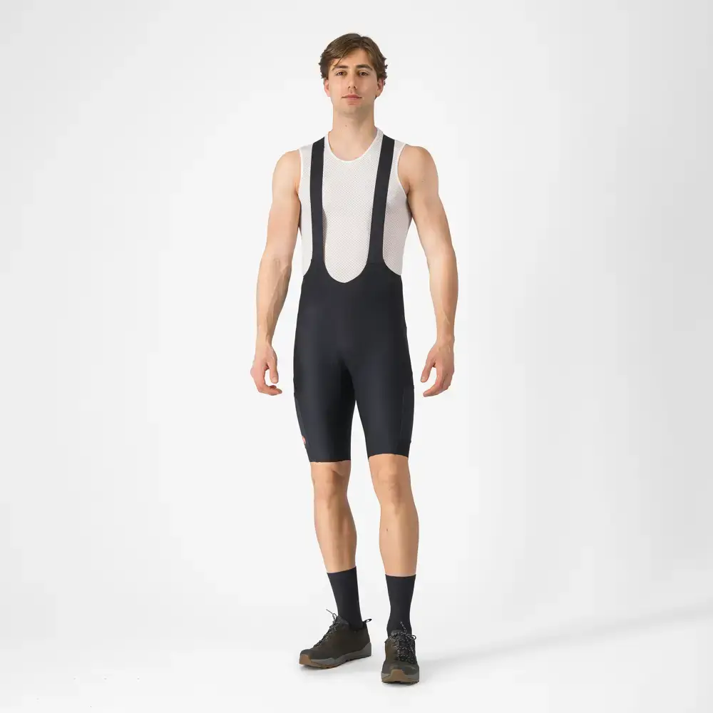 Castelli Unlimited Endurance Fietsbroek Kort Zwart Heren