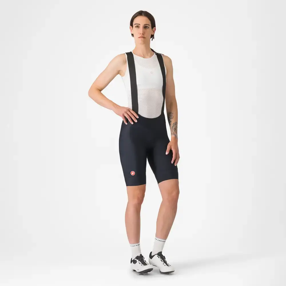 Castelli Prima 2 DT Fietsbroek Kort Zwart/Zwart Dames