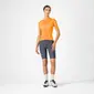 Castelli Fantasia Fietsshirt Korte Mouwen Oranje Dames
