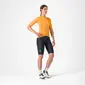 Castelli Fantasia Fietsshirt Korte Mouwen Oranje Dames