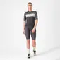 Castelli Elegante Fietsshirt Korte Mouwen Zwart/Grijs Dames