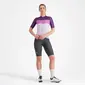 Castelli Elegante Fietsshirt Korte Mouwen Paars/Wit Dames