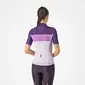Castelli Elegante Fietsshirt Korte Mouwen Paars/Wit Dames