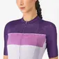 Castelli Elegante Fietsshirt Korte Mouwen Paars/Wit Dames