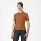 Castelli Libera 2 Fietsshirt Korte Mouwen Bruin Dames
