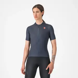 Castelli Libera 2 Fietsshirt Korte Mouwen Donkerblauw Dames