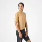 Castelli Unlimited Fietsshirt Korte Mouwen Bruin Dames