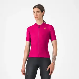Castelli Libera 2 Fietsshirt Korte Mouwen Roze Dames