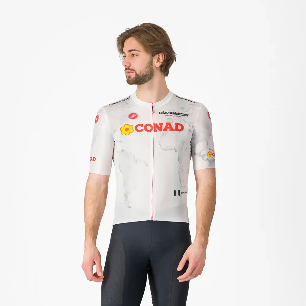 Castelli #GIRO108 Competizione 3 Fietsshirt Korte Mouwen Wit Heren