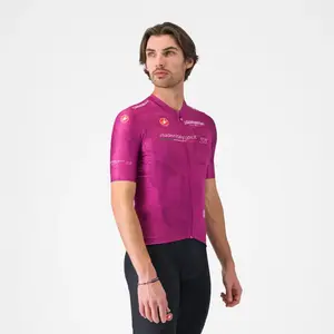 Castelli #GIRO108 Competizione 3 Fietsshirt Korte Mouwen Paars Heren