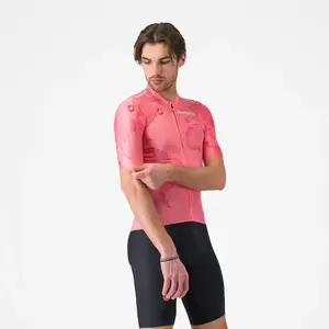 Castelli #GIRO108 Competizione 3 Fietsshirt Korte Mouwen Roze Heren