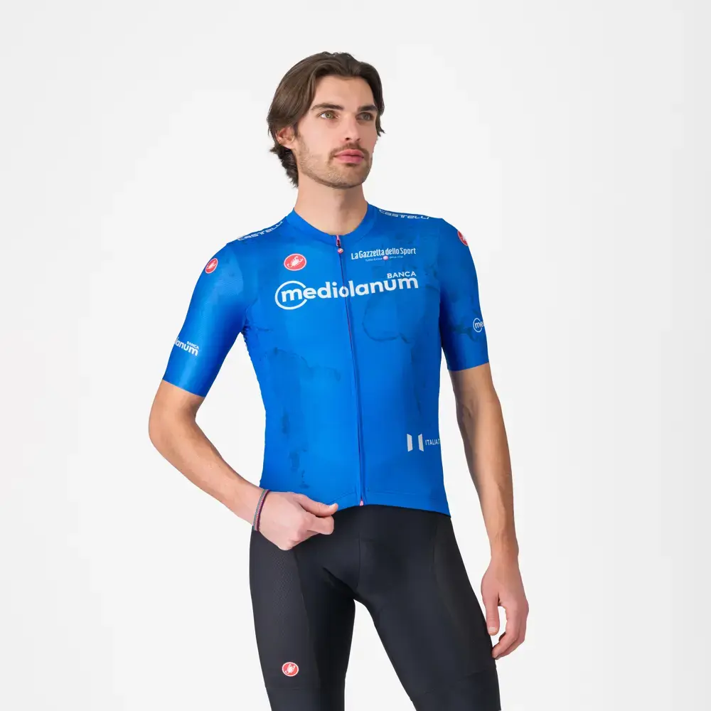 CASTELLI #GIRO108 Competizione 3 Fietsshirt Korte Mouwen Blauw Heren