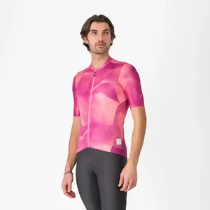 Castelli #GIRO Espresso Fietsshirt Korte Mouwen Roze Heren