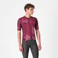 Castelli #GIRO Siena Fietsshirt Korte Mouwen Donkerrood Heren