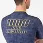 Castelli Espresso Wolfpack 1000 Victory Fietsshirt Korte Mouwen Blauw Heren