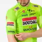 Castelli Competizione 3 Visibility 25 Fietsshirt Korte Mouwen Geel Heren