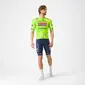 Castelli Competizione 3 Visibility 25 Fietsshirt Korte Mouwen Geel Heren