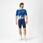 Castelli Aero 8S Wolfpack Rave 8S Fietsshirt Korte Mouwen Blauw/Rood Heren