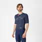 Castelli Aero 8S Remco Aero Bullet 8S Fietsshirt Korte Mouwen Blauw/Goud Heren