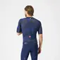 Castelli Aero 8S Remco Aero Bullet 8S Fietsshirt Korte Mouwen Blauw/Goud Heren