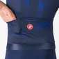 Castelli Aero 8S Remco Aero Bullet 8S Fietsshirt Korte Mouwen Blauw/Goud Heren