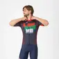 Castelli Competizione 3 Landismo Fietsshirt Korte Mouwen Blauw/Rood/Groen Heren