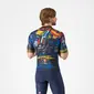 Castelli Competizione 3 Merlier Rocket Fietsshirt Korte Mouwen Blauw/Geel Heren
