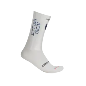 Castelli Fast Feet 3 Aero Bullet Fietssokken Wit/Blauw