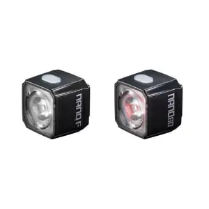 Cateye Nano F en Nano60 Verlichtingsset Zwart