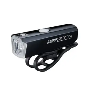 Cateye AMPP200 II EL044RC en ORB II LD160NR Verlichtingsset Zwart