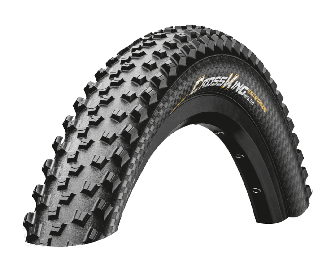 Continental Cross King II Performance 2.3 MTB Vouwband Zwart