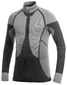 Craft Keep Warm Thermoshirt Lange Mouwen Zip Mockneck Heren Zwart/Grijs