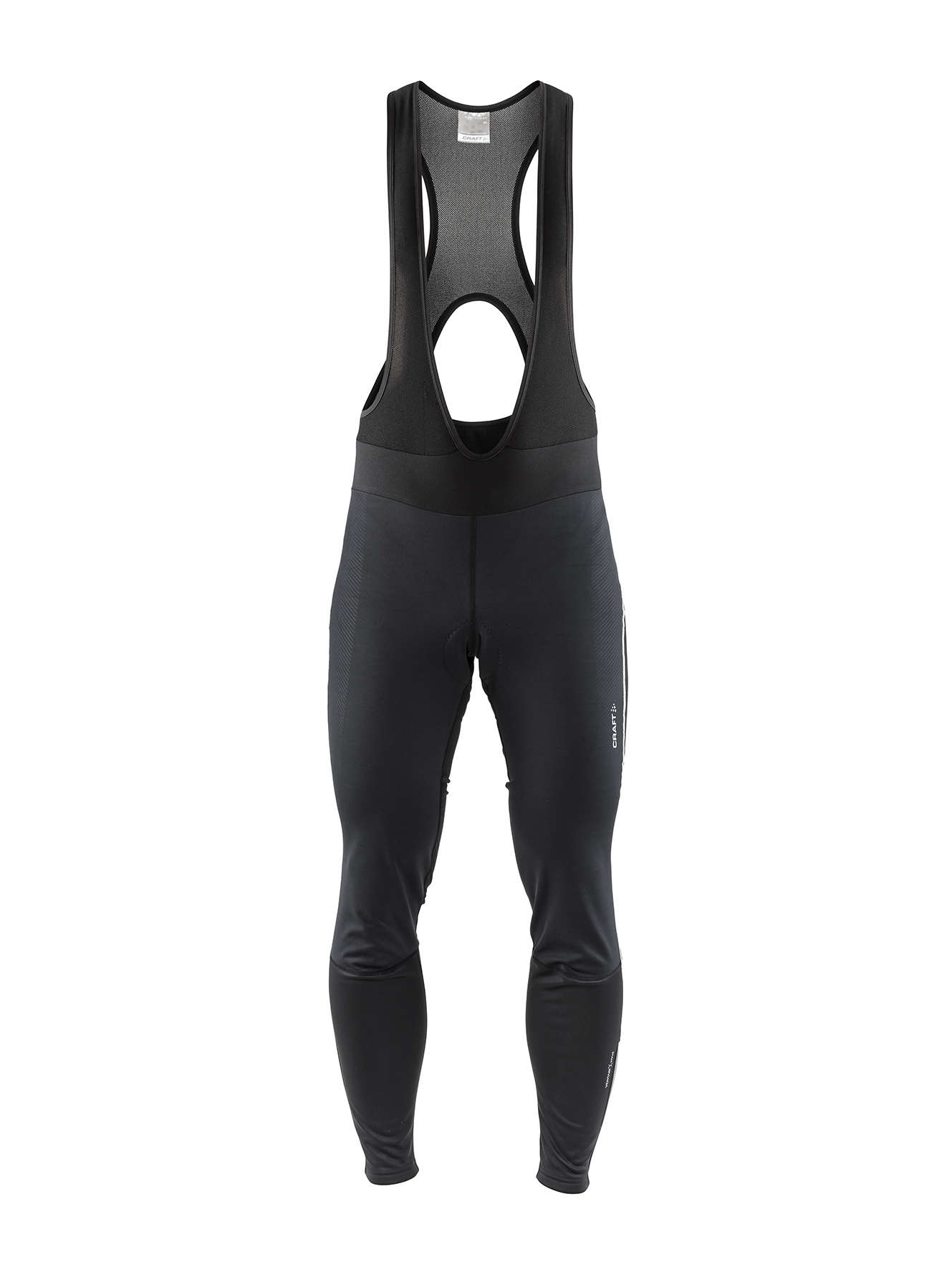Craft Ideal Pro Wind Fietsbroek Lang Met Zeem en Bretels Zwart Heren