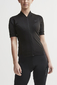 Craft Core Essence Fietsshirt Korte Mouwen Zwart/Zwart Dames