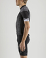 Craft Route Fietsshirt Korte Mouwen Zwart/Wit Heren