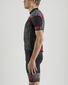 Craft Route Fietsshirt Korte Mouwen Zwart/Rood Heren