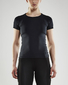 Craft Essential RN Ondershirt Korte Mouwen Zwart Dames