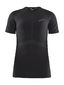 Craft Active Intensity Ondershirt Korte Mouwen Zwart Dames
