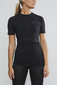 Craft Active Intensity Ondershirt Korte Mouwen Zwart Dames